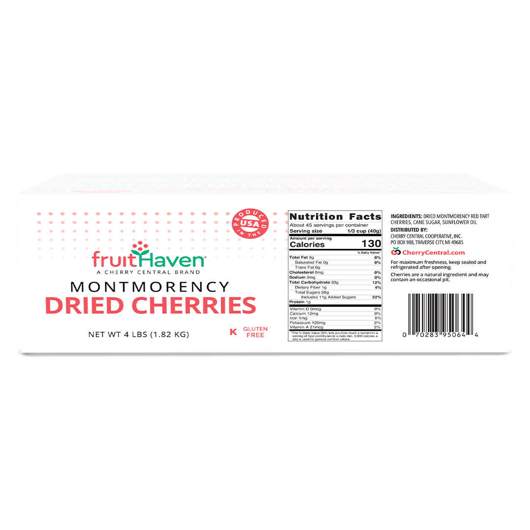 Montmorency Dried Cherries 4lb Box