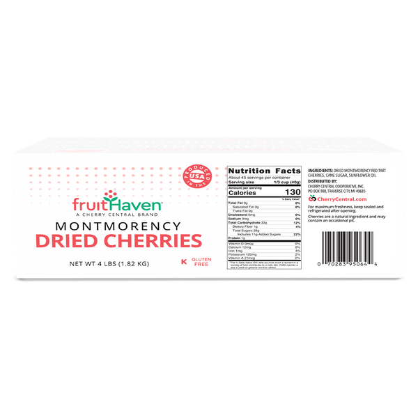 Montmorency Dried Cherries 4lb Box – fruitHaven
