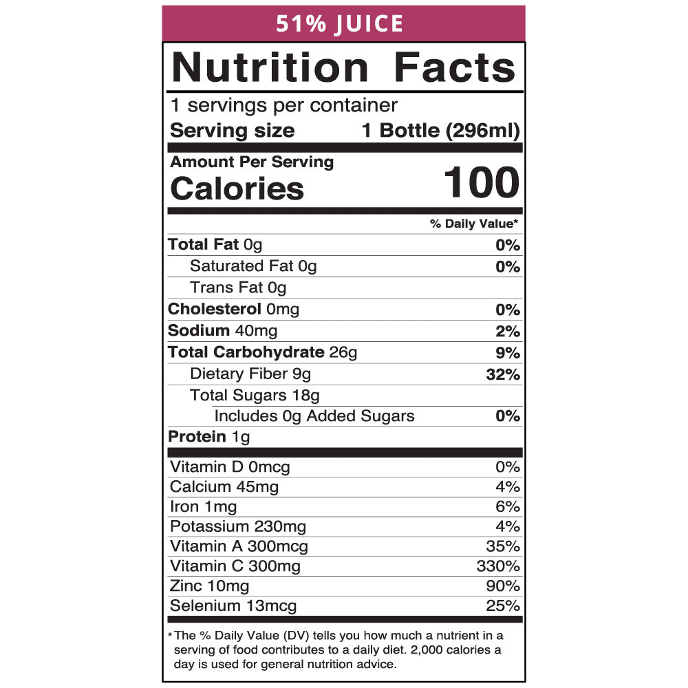 Cherry Lite Juice, 6 Pack