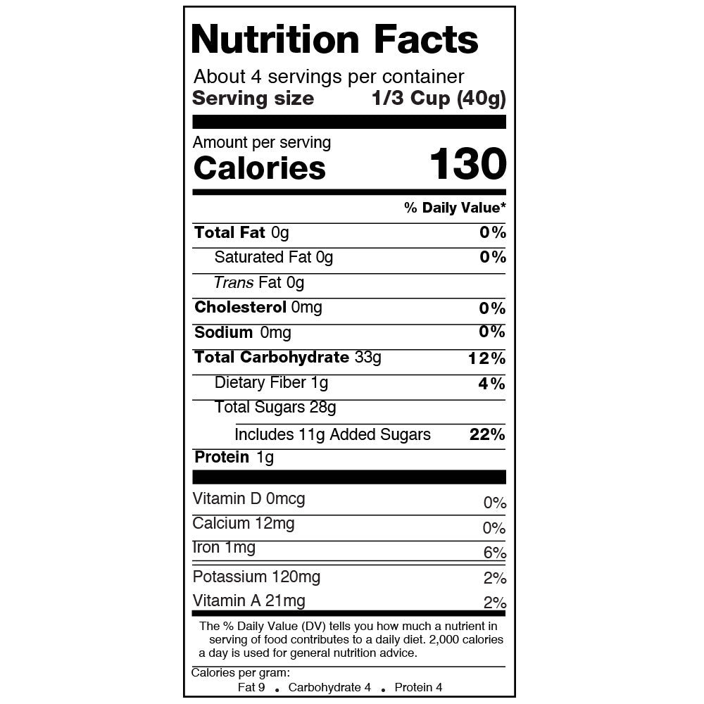 6oz Dried Cherries, 6 Pack