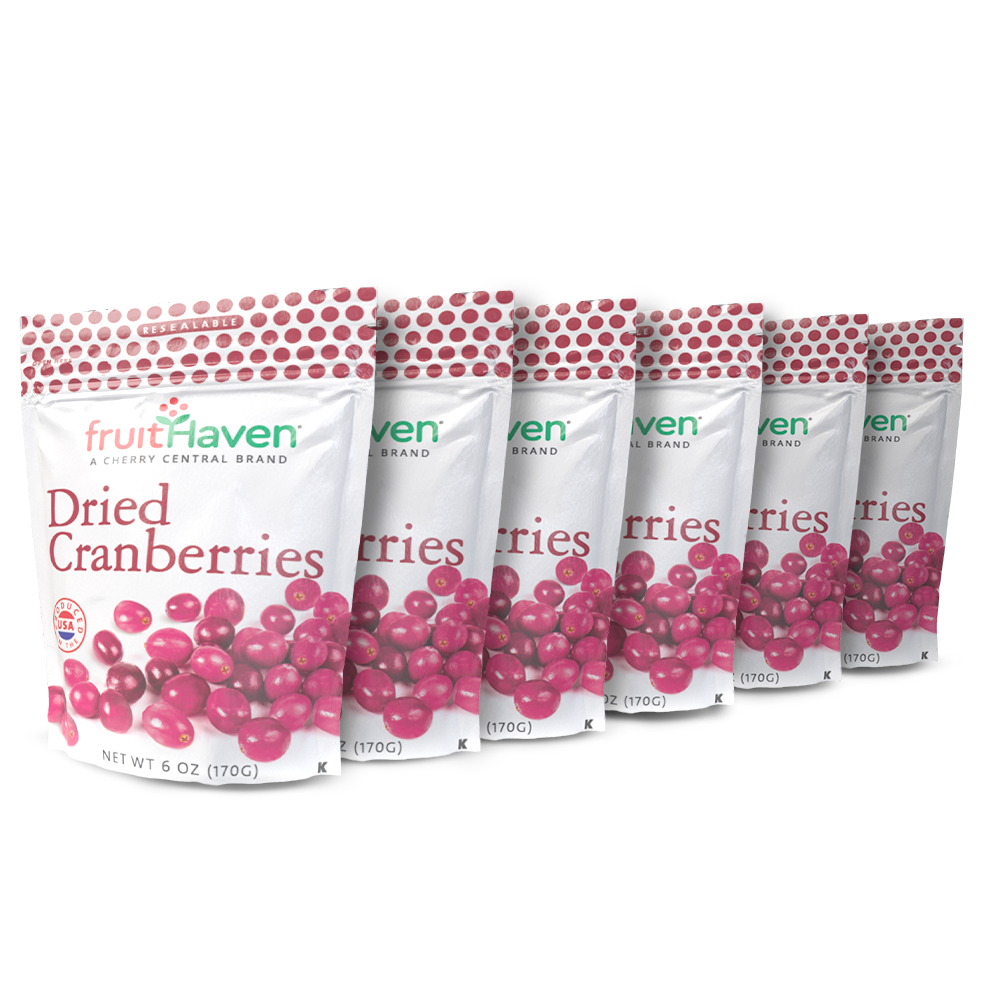 6oz Dried Cranberries, 6 Pack