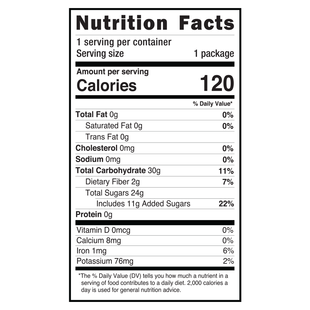 1.27oz Sour Berries, 100 pack