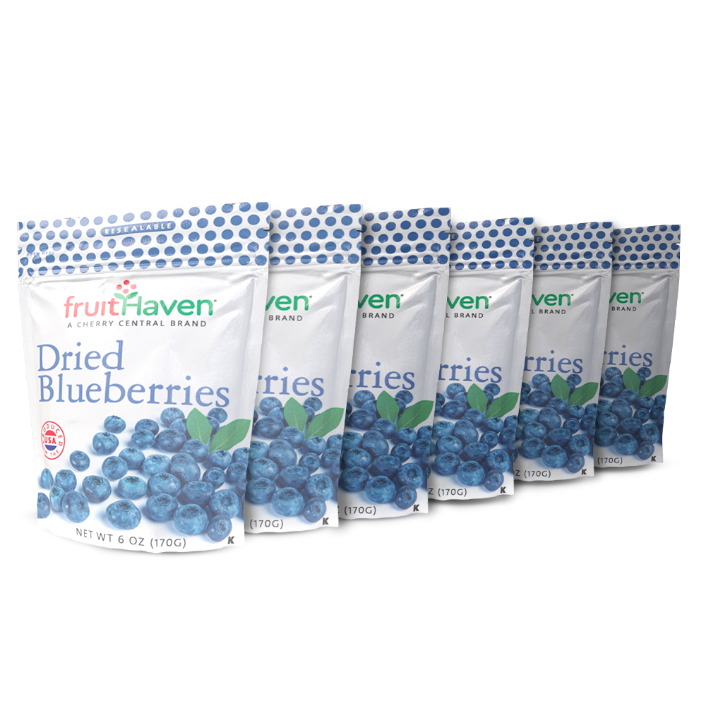 6oz Dried Blueberries, 6 Pack